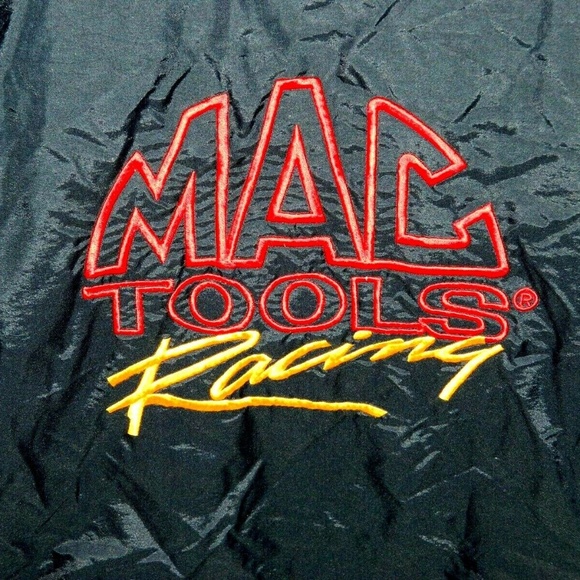 Vintage MAC TOOLS Racing Windbreaker Jacket Medium - Picture 7 of 7